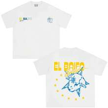 QUEVEDO EL BAIFO Album 2026 Tour Print T-Shirt For Men Women Fashion Clothes Short Sleeve Cotton T Shirt Casual Tees Fan Gifts - 白色 - 查看 7