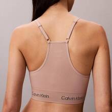 Calvin Klein Microfiber Seamless Rib Lightly Lined Bralette Underwear  Women  Bras + Bralettes QP3385O - 雪松 - 查看 4
