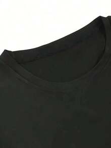 T-Shirt With  Graphic Patriotic Pride - Hitam - View 3