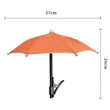 TUOGTCI 1pc Foldable Phone Sun Visor + 1pc Clip - A Mini Sun Shade To Protect Phone From Sunlight And Rain During Outdoor Activities, Prevent Glare And Reflection When Taking Photos, Easy To Use Without Battery - Multicolor - View 10