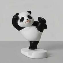Panda Shaped Phone Stand, Suitable For Smartphones, Also Can Be Used As Cute Room Decor. Interesting Plastic Cartoon Panda Desktop Phone Holder Creative Gift Decoration Accessory - One Size Fits All - View 13