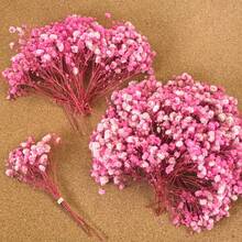 25/52/102/298 Pcs Artificial White Mini Baby's Breath Flowers, Vase Filler For Wedding, Home, Office, Party, Garden, Card Making, DIY Decor - Light Pink Baby's Breath - View 5