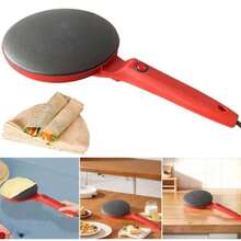 SARTEN CREPERA ELECTRICA SARTEN PARA TORTILLAS CREPAS ETC Air fryer Slushie machine Grinder Mixer Cafeteras eléctricas Ice maker machine Extractor de jugos - Rojo - Ver 5