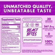 Beast Bites Valerian Infused Sleep Gummies Sweet Sleepy Strawberry 60 Count Plant‑Based 30‑Day Supply Nighttime Relaxation Sleep Wellness Support Dietary Supplement - Sweet Sleepy Strawberry - View 3
