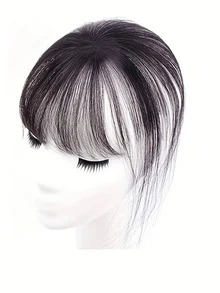 Women Fake Air Bangs 3D Air Fringe Seamless Ultra-Thin Clip-In Hair Extensions Synthetic Wigs Clip In Bangs Natural Hairpiece, Halloween - Multicolor - View 11