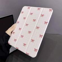 1 chiếc ốp lưng máy tính bảng Coquette màu hồng in hình nơ, chất liệu TPU mềm dẻo, có ngăn đựng bút, tương thích với iPad thế hệ thứ 10 10.9 inch 2022 / Air 13 (M3 2025) / Air 11 (M3 2025). Tương thích với SAMSUNG, , Oppo Pad, Matepad, Vivo Pad, Honor Pad. - Nhiều màu - Xem 2