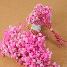 25/52/102/298 Pcs Artificial White Mini Baby's Breath Flowers, Ivory Flowers Vase Decor For Wedding, Home, Office, Party, Garden, Card Making, DIY - Pink Baby's Breath - View 6