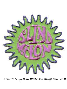 1 miếng vá logo Blind Melon Sun của ban nhạc rock cổ điển, thêu và ủi lên quần áo. - Nhiều màu - Xem 3