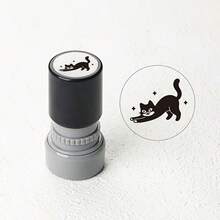 一套可爱卡通黑猫图案感光印章,适用于剪贴簿、笔记、DIY手工制作 - 貓咪 - 查看 14