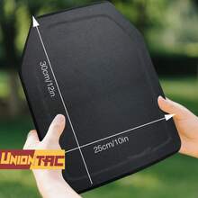 TWINFALCONS UNIONTAC Sleek & Strong: Black Tungsten Steel Accessory Plate 12x10" | 2.87LB Each One Built For Enhanced Gear Protection - 2PCS Steel - View 2