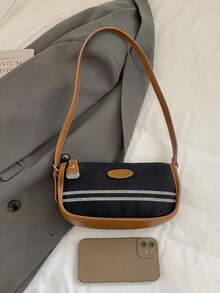 Fashionable Versatile Commuter Casual Crossbody Bag - Multicolor - View 8
