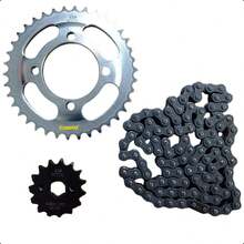 Sprocket Kit 428H 38T/15T Compatible With FT125 FT125 Sport – Precise Transmission And Maximum Performance - Silver - View 10