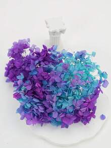 999pcs Artificial Hydrangea & Lily Fake Flowers, Colorful, Suitable For DIY Projects, Photography Props, Bookmarks, Wedding Party Decor, Home Decor, Birthday Gifts, Holiday Gifts, Valentine's Day And Christmas - Multicolor - View 31
