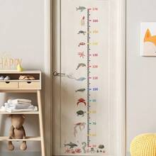 1pc Watercolor Ocean Animal Height Ruler Wall Sticker, Easy To Clean Children's Room Growth Record Wall Decor - Multicolor - View 3