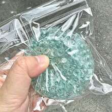 Bola de Apertar Barulhenta com Contas de Vidro Alívio de Estresse Brinquedo de Apertar Feito à Mão - Brinquedo de Alívio de Estresse, Brinquedo de Apertar, Brinquedo Divertido de Alívio de Estresse e Desabafo, Pequeno Presente Ornamento de Alívio de Estresse para Escritório, Brinquedo de Apertar, Brinquedo, Brinquedo de Apertar, Brinquedo de Apertar Taba - Multicolorido - Visão 4