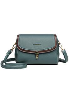 2026 Premium Soft PU Leather Women's Crossbody Bag Designer Women's Shoulder Bag New Women's Bag Luxury Handbag - Blue - View 3