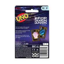 Mattel Permainan Kartu UNO K-Pop Monster Hunting, Cocok untuk 2-10 Pemain, Malam Permainan Anak & Dewasa, Termasuk Aturan Khusus - JRV01 - View 9
