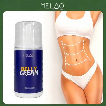  MELAO 100g/3.53oz Abdominal Cream, For Abdomen, Buttocks And Thighs, Containing Natural Oils Firming And Moisturizing Massage Cream
