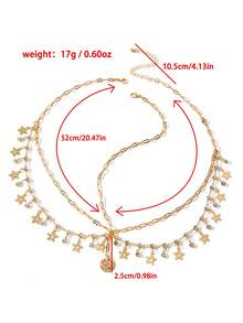 Girl's Luxury Bridal Headchain, Fashionable Bohemian Style Wedding Hair Accessories, Gold Color Hair Jewelry, Girls School Supplies, Jewelry - Multicolor - View 3