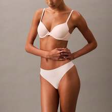 Calvin Klein Calvinklein CK Invisibles 3-Pack Thong Underwear  Women  Panties QD3558 - Black / Subdued / Peach - 查看 3