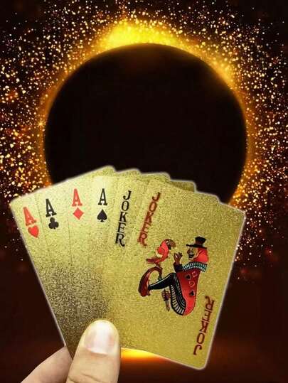 Bộ 54 lá bài poker giấy lõi xám 56x86mm mặt sau màu đỏ, dụng cụ ảo thuật cho các bữa tiệc và trò chơi trên bàn.