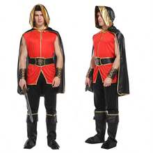 Adult Male Greek Medieval Roman Role-Playing Costume Royal Knight Robe Stage Party Performance Costume Weapon Free - Multicolor - View 3