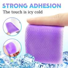 20 Cooling Gel Patches, Purple, And Easy To Use, Compresses On Forehead, Neck, And Arms, Soft/Cooling/Comfortable, Individually Packaged, Hygienic - 20 Pieces = 20 Bags - View 6