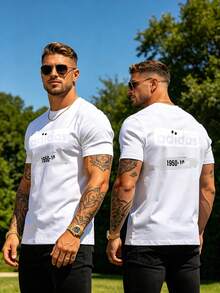 Unisex Summer Basic Short Sleeve T Shirt Skin Friendly Breathable Daily Home Wear - White - View 2