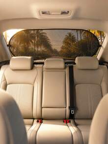 Parasol para ventana lateral de coche con ventosas, parasol de malla transpirable con protección UV para bebés y niños, cubierta de privacidad transparente antideslumbrante y bloqueadora de calor, plegable y de ajuste universal para la mayoría de coches y SUV, protección solar - A - Ver 10