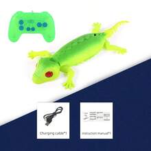 Remote Control Wall Climbing Lizard Electric Toy, Realistic Gecko With Lights, Infrared Remote Control, Gift For Boys, Christmas/Birthday Gift - Multicolor - View 15