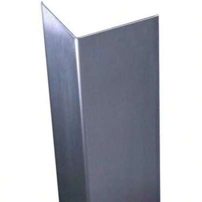 Stainless Steel Corner Guard, 3 X 3 X 36, With Mounting Holes