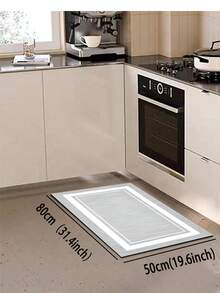 1/2 piezas Alfombra de cocina estilo bohemio antifatiga, Alfombra de cocina estilo bohemio antideslizante y lavable, Alfombra cómoda para estar de pie - Multicolor - Ver 14