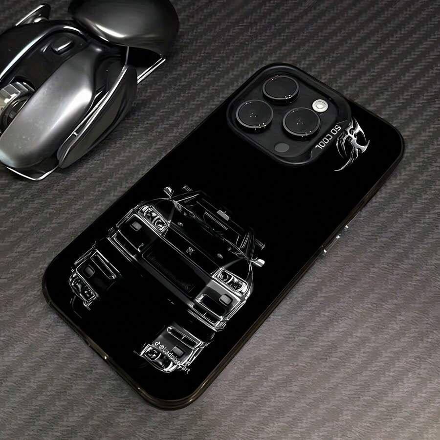 Skyline GTR negro con temática góticafunda de teléfono Fundas compatibles con ,Apple,VIVO,OPPO,,, y Honor.Fabricadas en silicona TPU,ofrecen protección contra golpes y caídas. - Negro - Ver 1