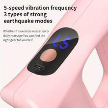 CGECGE Multi-Functional Fat-Burning Relaxation Massage Ring, Portable Handheld Fascia Ring, 5-Speed Adjustable, 3 Modes, Suitable For Full Body, Waist, And Back, Cervical Fascia Massager, Fitness Relaxation, Full Body Massage, Great Gift - Purple - View 8