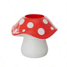 Elegant Soft-Toned Mushroom Shaped Pen Holder, Cute Desktop Decor, Functional Stationery Organizer, Fashionable Writing Tool Storage, Minimalist Desk Essential, Unique Design Gift, Creative Aesthetic Office Decor, Daily Work Space Accessory - Multicolor - View 7
