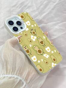 LY1159 Avocado And Egg Phone Case,Case For IPhone 11 12 13 14 15 16 17 Pro Max 7 8 14 15 16 Plus Air 16e XR A06 A12 M12 F12 A13 A04S A15 A16 A24 M34 A34 A25 A32 A35 A55 A54 A50 Pura 70 Pro Ultra For Honor 90 GT Magic6 Magic7 Pro X5 Plus X5B Pro Plus 14C 14R 12C 9 9A Mi 15 14 13 12 Ultra 15S Pro For Pixel 6A 7A 7 8 Pro For Moto G34 G54 G84 G86 G05 G10 G24 G13 G14 G15 G22 G35 G56 For  Y17 Y35 Plus Y36 Y37 For  A5 Pro 5G A58 A35 2021 A72 A96 A97 A32 A55 A57 A16 Reno10 Reno11 Reno12 Reno13 Reno14 Reno7 Pro Plus Find X8 Ultra X8s Plus, Fashion Slim Matte Soft TPU Shockproof Bumper Phone Cover IMD Hard PC - 銀色 - 查看 5