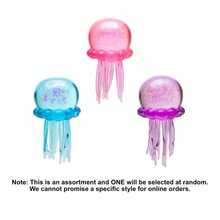 1pc NeeDoh Jelly Squeeze Glitter Jellyfish Soft Silicone Toy - NeeDoh Super Squeeze Sensory Stress Relief Toy, Suitable For All Ages, People With Autism, Office Workers, Students, Ideal Holiday Gift, Small Cute Fun Gift, - 藍色 - 查看 8