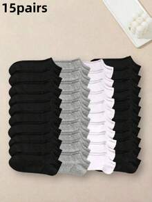 40/20/15/10/5/3/1 Pairs Unisex Kids & Couples Sports Socks, Invisible Socks, Boat Socks, Spring/Summer Holiday Gift - Multicolor - View 10