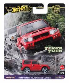 Hot Wheels Off-Road Vehicle Set, Including 2 Diecast Models: Pajero, Hummer, Land Cruiser, Jeep, Toyota Land Cruiser - Multicolor - View 9