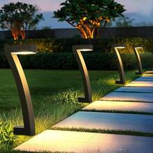 7-Shaped Solar Outdoor Light Conforms To The Wall, With A Wide Illumination Range And Bright Light. Long-Lasting Battery Life. Integrated Solar Panel For Autonomous Power Storage, Sturdy And Durable Casing - 2 - View 3