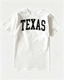 3 pack Camiseta playera T-shirt mujer cuello redondo manga corta estampado grafico nombres de cuidades NEW YORK NYC, TEXAS diseño americano estilo urbano diseño juvenil moderno estilo americano diseño urbano moderno cuello redondo manga corta primavera verano uso diario - Blanco - Ver 2