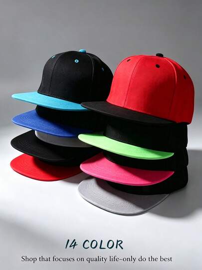 1 Pc Unisex Fashionable Hip-Hop Baseball Cap - Breathable, Adjustable Dad Cap And Baseball Cap - Unisex Casual Sun Hat, Perfect For Outdoor Activities, Travel, And Running (Available In Multiple Colors)