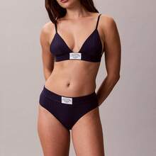 Calvin Klein Heritage Classic Cotton Stretch Lightly Lined Triangle Bra QF8894 Underwear  Women  Bras + Bralettes - 晚霞藍 - 查看 5