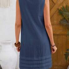 Nana's Women's Clothing Store  Vestido casual de tirantes sólido para mujeres en verano - Amarillo - Ver 3