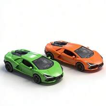 Alloy Mini Car Toy Model Sports Car Racing Car Mini Car Model Perfect Birthday Gift Surprise Gift Holiday Gift Christmas Gift Gift Decoration Pendant - Multicolor - View 5