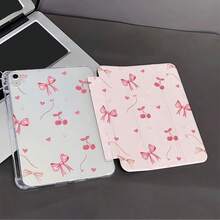 1个Coquette粉色蝴蝶结印花平板电脑保护套，柔软TPU翻盖设计，带笔槽，兼容iPad第十代10.9英寸（2022款）/ iPad Air 13（M3 2025款）/ iPad Air 11（M3 2025款），兼容三星、小米、OPPO、华为MatePad、vivo、荣耀平板电脑。 - 彩色 - 查看 7