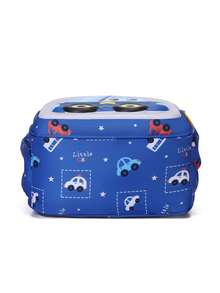 New Cute Cartoon Unisex School Backpack, Lightweight Load-Reducing Student Bag - Light Blue - View 8