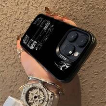 Skyline GTR negro con temática góticafunda de teléfono Fundas compatibles con ,Apple,VIVO,OPPO,,, y Honor.Fabricadas en silicona TPU,ofrecen protección contra golpes y caídas. - Negro - Ver 6