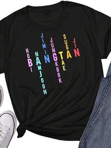 Women T-Shirts - Black - View 7