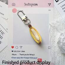 5/10pcs Resin Simulated Banana Pendant, Brooch, Earrings, Necklace, Bracelet, Jewelry Making Materials, DIY Handcraft Parts - Keychain, Keyring, Wallet Charm, Bag Charm, Phone Charm, Various Miniature Accessories - Multicolor - View 10